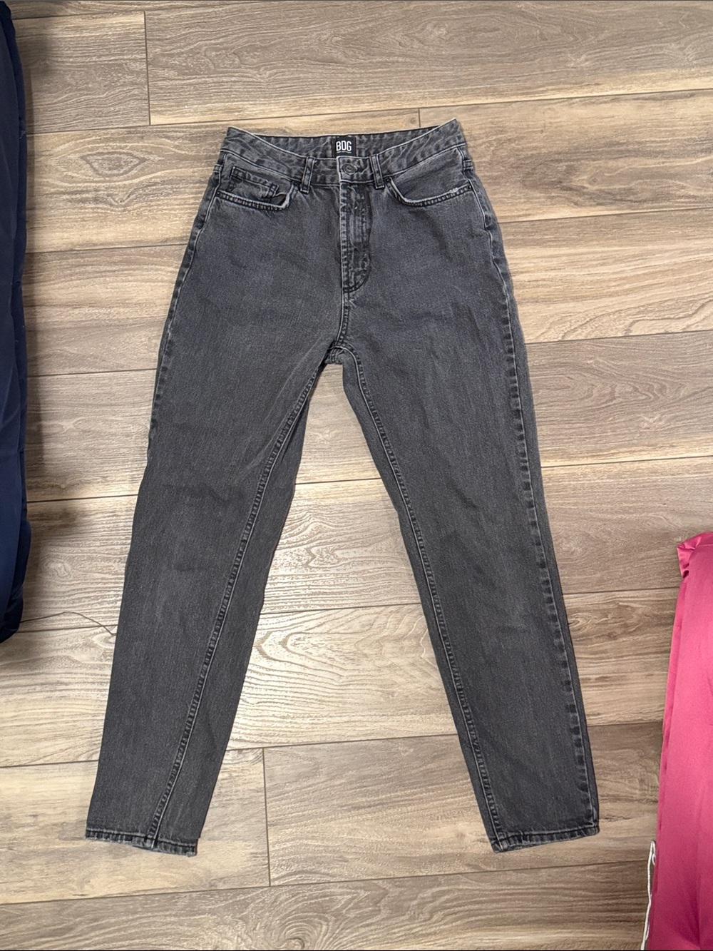 Urban Outfitters Black High-Rise Mom Jeans